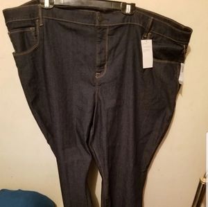 Brand new pair of dark blue jeans